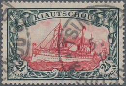 Deutsche Kolonien - Kiautschou: 1905, 2 1/2 Dollar Kaiseryacht Querformat, Friedensdruck, 26:17 Zähn - Kiautchou