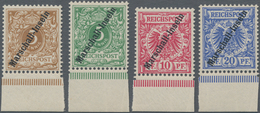 Deutsche Kolonien - Marshall-Inseln: 1899, 3 Bis 20 Pfg. Der Sogenannten Berliner Urdruckausgabe Mit - Marshall-Inseln