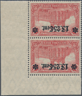 Deutsche Besetzung I. WK: Etappengebiet West: 1916, 1F. 25 Cent Auf 1 MK. Rot, Linker Stern Auf 2 Sp - Besetzungen 1914-18