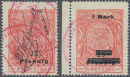 Deutsche Besetzung I. WK: Postgebiet Ober. Ost - Bialystok: 1916 Briefvermittlungsstelle Bialystok: - Bezetting 1914-18