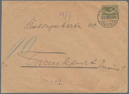 Deutsche Abstimmungsgebiete: Oberschlesien: 1920, Brief Mit 40 Pf Grünoliv An Postlagerkarte Nr. 48, - Sonstige & Ohne Zuordnung
