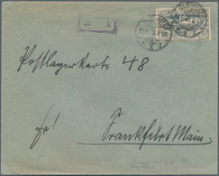 Deutsche Abstimmungsgebiete: Oberschlesien: 1920, Brief Mit 50 Pf An Postlagerkarte Nr. 48, Frankfur - Otros & Sin Clasificación