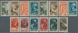 Deutsche Abstimmungsgebiete: Saargebiet: 1926-1929, Die 3 Volkshilfesätze Pflegedienste I + II Und G - Used Stamps