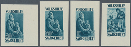 Deutsche Abstimmungsgebiete: Saargebiet: 1928, Wohltätigkeitsausgabe Volkshilfe "Gemälde I", 4 Werte - Gebraucht