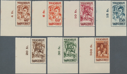 Deutsche Abstimmungsgebiete: Saargebiet: 1931, Volkshilfe: Gemälde (III), Schneeweißer Luxus-Eckrand - Usati