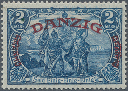 Danzig: 1920, 2 M. Großer Innendienst, Postfrisches Kabinettstück, Fotoattest Gruber BPP: "...echt U - Otros & Sin Clasificación