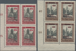 Danzig: 1932, Luposta In Postfrischen, Perfekt Zentrierten Viererblocks Aus Bogenecken. (Mi€880,-). - Otros & Sin Clasificación