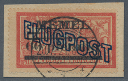 Memel: 1921, 60 Pf. Auf 40 C. Graurot/türkisgrau, Platte I, GC-Papier A, Klar Zentrisch Entwertet Au - Memel (Klaïpeda) 1923