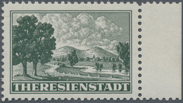 Dt. Besetzung II WK - Böhmen Und Mähren - Zulassungsmarke (Theresienstadt-Marke): 1943, Zulassungsma - Ocupación 1938 – 45