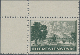 Dt. Besetzung II WK - Böhmen Und Mähren - Zulassungsmarke (Theresienstadt-Marke): 1943, Theresiensta - Besetzungen 1938-45