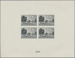 Dt. Besetzung II WK - Böhmen Und Mähren - Zulassungsmarke (Theresienstadt-Marke): 1943, Rot-Kreuz-So - Ocupación 1938 – 45