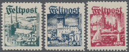 Dt. Besetzung II WK - Dänemark: 1944, DÄNISCHE LEGION: Drei Werte 25 Öre Bis 1 Krone Tadellos Postfr - Bezetting 1938-45