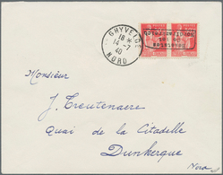 Dt. Besetzung II WK - Frankreich - Dünkirchen: 1940, 50 C Lebhaftrosa Freimarke "Friedensallegorie", - Besetzungen 1938-45