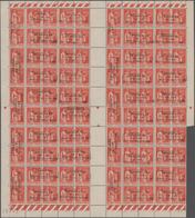 Dt. Besetzung II WK - Frankreich - Dünkirchen: 1940, Aufdruck In Type I Auf Allegorie 50 C. Dunkelro - Besetzungen 1938-45