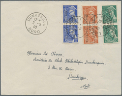 Dt. Besetzung II WK - Frankreich - Dünkirchen: 1940, 10 C Lilaultramarin Und 15 C Braunorange Merkur - Bezetting 1938-45