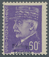 Dt. Besetzung II WK - Frankreich - Festung Lorient: 1945, 60 C Blauviolett Pétain, Mit Aufdruck "Fes - Besetzungen 1938-45