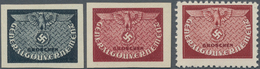Dt. Besetzung II WK - Generalgouvernement - Dienstmarken: 1940. Lot Von 3 Dienst Ohne Wertangaben, 1 - Occupazione 1938 – 45
