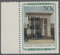 Dt. Besetzung II WK - Litauen - Telschen (Telsiai): 1941, 30 Kop. Landwirtschaftsausstellung Mit Auf - Ocupación 1938 – 45