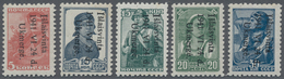 Dt. Besetzung II WK - Litauen - Wilkomir (Ukmerge): 1941 Complete Set Of Five, Mint Never Hinged, 10 - Ocupación 1938 – 45