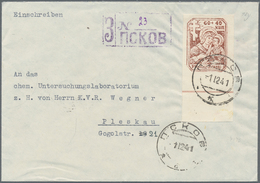 Dt. Besetzung II WK - Russland - Pleskau (Pskow): 1941, Hilfe Für Stadtkindergärten, Ausschnitt Aus - Occupation 1938-45