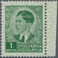 Dt. Besetzung II WK - Serbien: 1941, 1 Dinar, Mit Netzüberdruck Postfrisch, Aber Aufdruck "Serbien" - Besetzungen 1938-45
