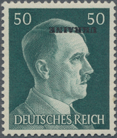 Dt. Besetzung II WK - Ukraine: 1941. Hitler 50 Pf Mit Kopfstehendem Aufdruck. Postfrisch. Signiert R - Besetzungen 1938-45