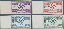 Dt. Besetzung II WK - Ukraine - Nordukraine: 1944. LUBOML: UNGEZÄHNT, Hakenkreuz Mit Ornamenten, Ohn - Bezetting 1938-45