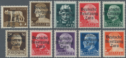 Dt. Besetzung II WK - Zara: 1943. Freimarken 5c Bis 1.75 L, Einheitlich In Type IV, Postfrisch, Jede - Bezetting 1938-45