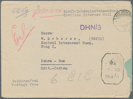 Feldpost 2. Weltkrieg: 1943/44, Zwei Interniertenbriefe Von "WESTERBURG 2.9.43" Und "SOLINGEN 15.6.4 - Altri & Non Classificati
