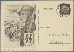 Deutsches Reich - Ganzsachen: 1941, Bildkarte 6 Pfg. Hindenburg "Waffen-SS" Bedarfsgebraucht Von "GÜ - Otros & Sin Clasificación