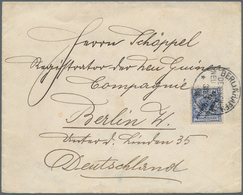 Deutsch-Neuguinea: 1898 (31.8.), 20 Pfg Aufdruck Mit Stempel "BERLINHAFEN DEUTSCH-NEU-GUINEA" Auf Fr - Deutsch-Neuguinea