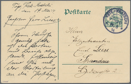 Deutsche Kolonien - Togo: 1914 (19.5.), 5 Pfg GA-Kte Mit Stempel "KETE-KRATSCHI TOGO" (klarer Abschl - Togo