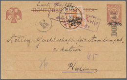 Deutsche Besetzung I. WK: Postgebiet Ober. Ost - Dorpat - Ganzsachen: 1918, Ganzsachenkarte 20 Pfg. - Occupazione 1914 – 18