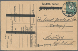 Deutsche Abstimmungsgebiete: Oberschlesien: 1920, 5 Pfg. Grün Als Einzelfrankatur Auf Bücherzettel V - Sonstige & Ohne Zuordnung