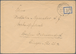 Deutsche Lokalausgaben Ab 1945: ALTENTREPTOW: 1945, Gebührenzettel 20 Pfg. Auf Bedarfsbrief Von "ALT - Sonstige & Ohne Zuordnung
