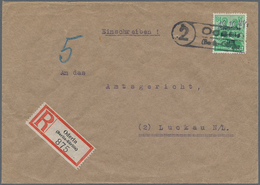 Alliierte Besetzung - Notstempel: Sowjetische Zone: "Oderin (2) (Berlin-Görlitz)", Seltener Poststel - Other & Unclassified