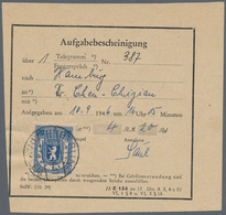 Sowjetische Zone - Berlin Und Brandenburg: 1946, 20 Pfg. Blau Als Portogerechte Einzelfrankatur Auf - Other & Unclassified