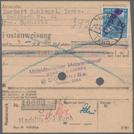 Sowjetische Zone - Bezirkshandstempel - V - Bez. 27 (Leipzig): 1948, 20 Pfg. Arbeiter Mit Aufdruck " - Other & Unclassified