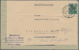 Sowjetische Zone - Bezirkshandstempel - IX - Bez. 38 (Stettin): 1948, 16 Pfg. Arbeiter Mit Aufdruck - Autres & Non Classés