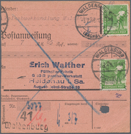 Sowjetische Zone - Bezirkshandstempel - X - Bez. 41 (Chemnitz): 1948, 10 Pfg. Arbeiter Mit Aufdruck - Altri & Non Classificati