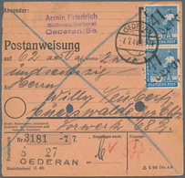 Sowjetische Zone - Bezirkshandstempel - X - Bez. 41 (Chemnitz): 1948, 20 Pfg. Arbeiter Mit Aufdruck - Andere & Zonder Classificatie