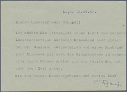 DDR: 1951, 5 Pfg. Akademie, Zwei Portogerechte Mehrfachfrankaturen: Senkrechtes Par Auf Drucksache V - Lettres & Documents