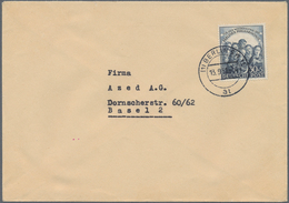 Berlin: 1951, 30 Pfg. Philharmonie Als Portogerechte Einzelfrankatur Auf Brief Von "BERLIN W 11 13.9 - Storia Postale