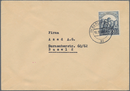 Berlin: 1951, 30 Pfg. Philharmonie Als Portogerechte Einzelfrankatur Auf Brief Von "BERLIN W 11 13.9 - Brieven En Documenten