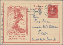 Berlin - Ganzsachen: 1952, Ganzsachenkarte 20 Pfg. Maifeier Bedarfsgebraucht Von "BERLIN SW 11 20.9. - Sonstige & Ohne Zuordnung