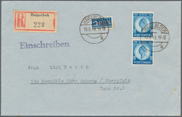 Französische Zone - Württemberg: 1949, 30 Pfg. Goethe Im Senkrechten Paar Als Portogerechte Mehrfach - Other & Unclassified