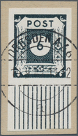 Sowjetische Zone - Ost-Sachsen: 1945, Freimarke 6 Pf Ziffer Grünschwarz, Perfektes Luxusbriefstück M - Sonstige & Ohne Zuordnung