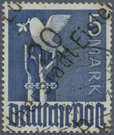 Sowjetische Zone - Bezirkshandstempel - IV - Bez. 20 (Halle): LUTHERSTADT EISLEBEN B: 5 M Mit Aufdru - Altri & Non Classificati