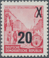 DDR: 1954, 20 A. 24 Pfg., Urmarke In Offsetdruck, Kabinettstück Der Seltenen Marke, "echt Und Einwan - Briefe U. Dokumente