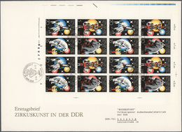 DDR: 1979, Meißen Porzellan, Beide Kleinbogen Im Beschnittenen Format Auf Großformatigen FDC Des "Bu - Cartas & Documentos